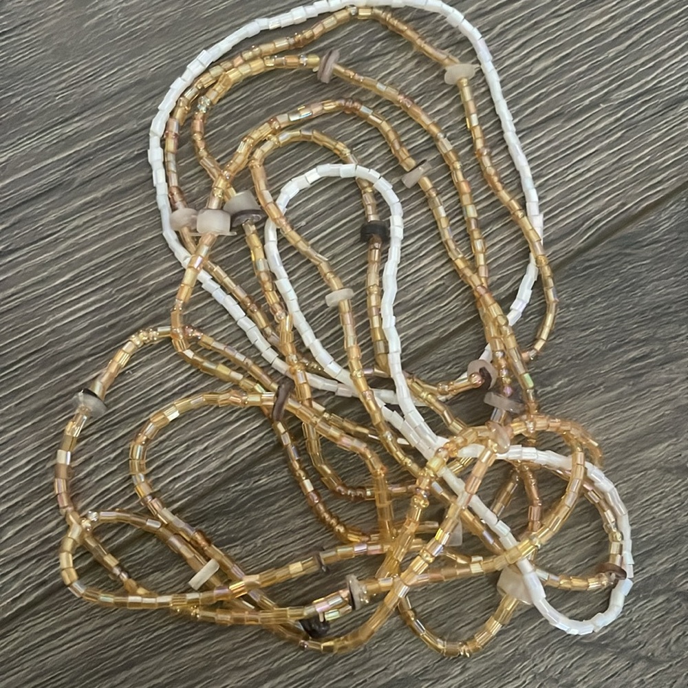 11 beaded bracelets